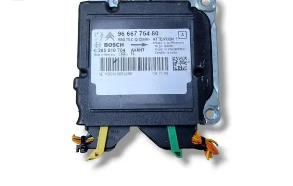 Peugeot 3008 I Airbag control unit/module 0285010704 9666775480