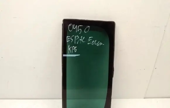 Rear vent window glass