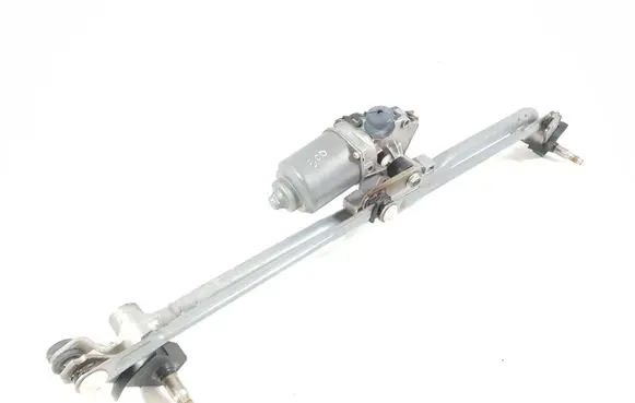 Front wiper linkage and motor