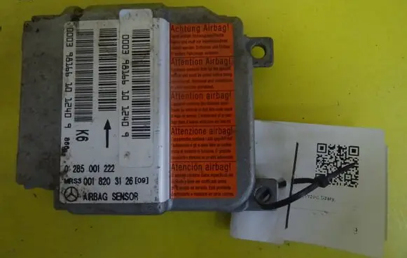 Mercedes-Benz A W168 Airbag control unit/module 001820312609 0285001222