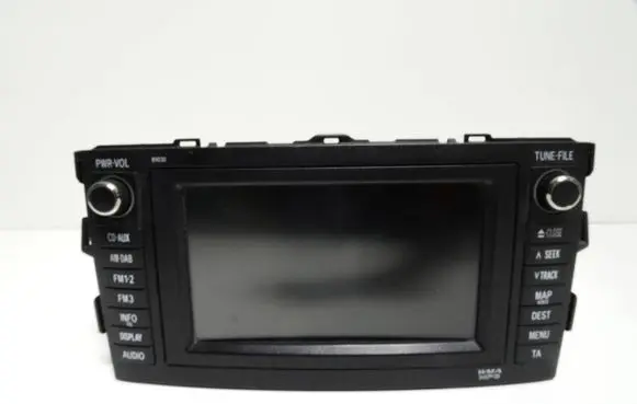 Toyota Auris 150 Radio/CD/DVD/GPS head unit 8612012F10 EA08A14 FYBA503707