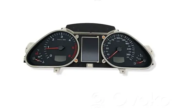 Audi A6 S6 C6 4F Speedometer (instrument cluster) 4F0920931F 4F0910930A