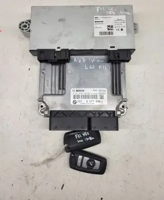 BMW 5 F10 F11 Engine ECU kit and lock set 8577838 9339274 030150196