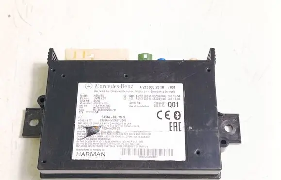 Mercedes-Benz C W205 Bluetooth control unit module A2139002210