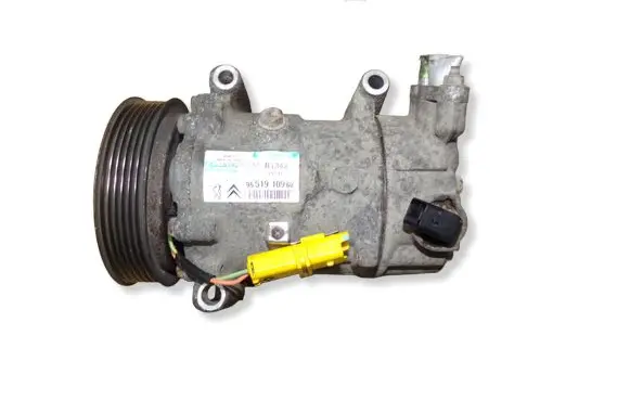 Peugeot 207 Air conditioning (A/C) compressor (pump) 9651910980