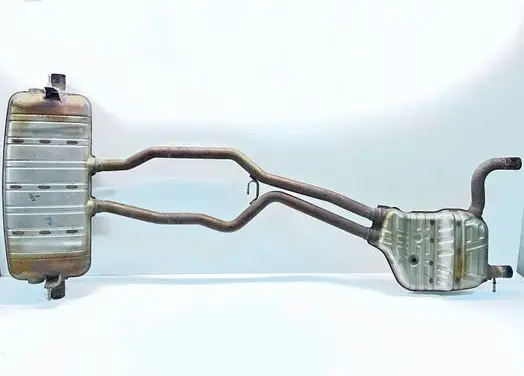 Volkswagen Touareg II Muffler/silencer 7P0253209E 7P6253609G