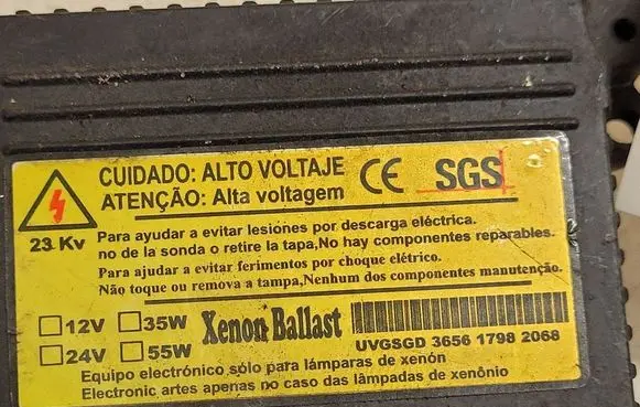 Peugeot 407 Headlight ballast module Xenon 365617982068