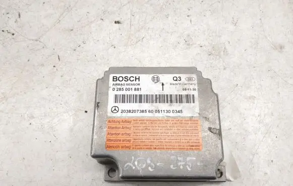 Mercedes-Benz C W203 Airbag control unit/module A2038207385 2038207385
