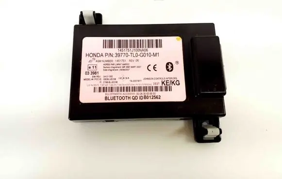 Honda Accord Bluetooth control unit module 39770TL0G010M1