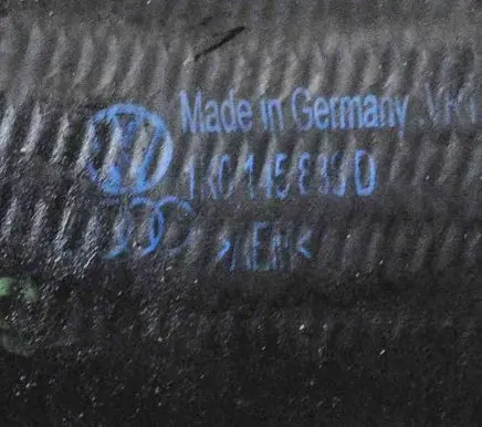 Volkswagen Golf V Intercooler hose/pipe 1K0145838D