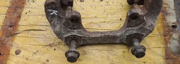 Opel Vectra C Brake caliper pad carrier rear 