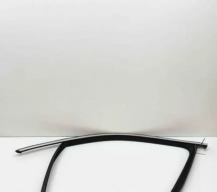 Front door glass trim molding