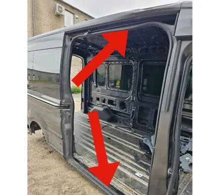 Ford Transit Sliding door rubber seal
