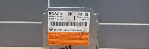 Mercedes-Benz E W211 Airbag control unit/module 0285010146 2118701185 0709206037