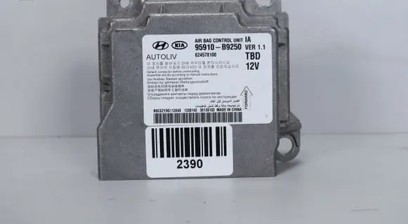 Hyundai i10 Airbag control unit/module 95910B9250 624578100 B9CSZY9G11204