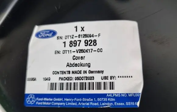 Ford Transit Sliding door bottom rail 1897928 DT11V250K17CC