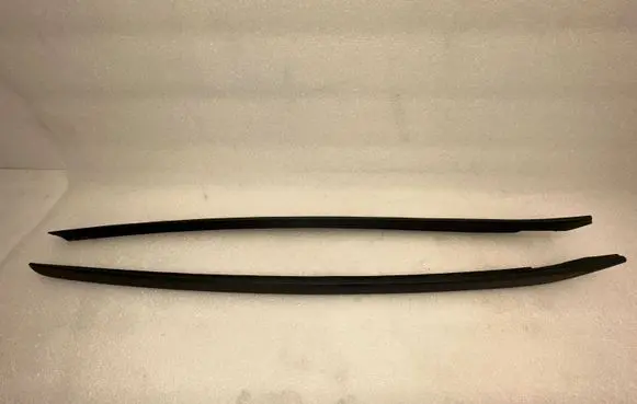 Audi A6 S6 C6 4F Front door glass trim molding 4F0854328 4F0854327