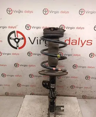 Front shock absorber with coil spring