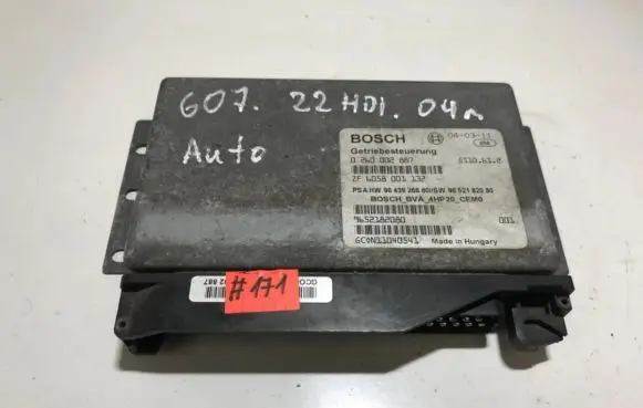 Peugeot 607 Gearbox control unit/module 0260002887 zf6058001132
