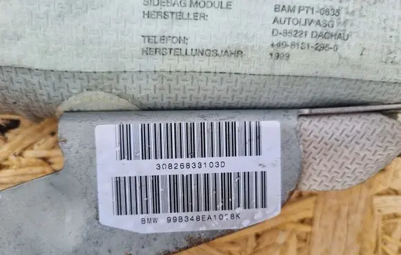 Front door airbag