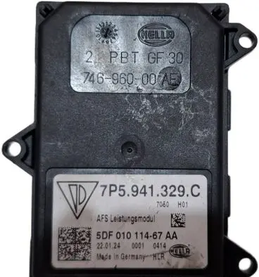 Porsche Cayenne (92A) Headlight ballast module Xenon 74696000AE 5DF01011467AA 7P5941329C