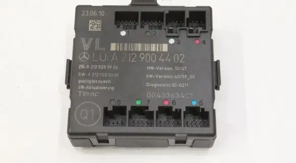 Mercedes-Benz E W212 Door control unit/module A2129004402
