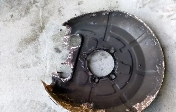 Opel Vectra C Rear brake disc plate dust cover 