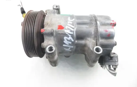Peugeot 206 Air conditioning (A/C) compressor (pump) 9655191580