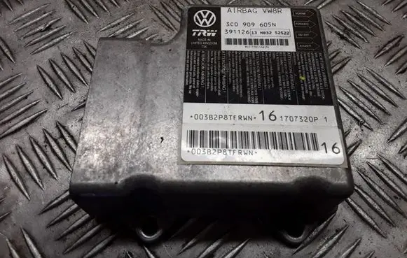 Volkswagen PASSAT B6 Airbag control unit/module 3C0909605N 13H032S2522 1707320P