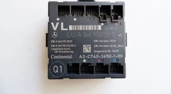 Mercedes-Benz A W176 Door control unit/module A1669005511 A1669028205 A1669013801