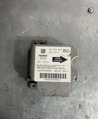 Opel Zafira B Airbag control unit/module 09229303 BGS0770333Z 330518650
