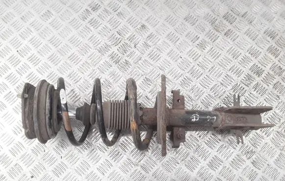 Front shock absorber with coil spring