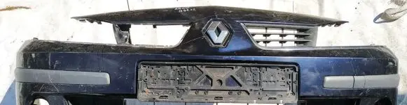 Renault Laguna II Front bumper melynas