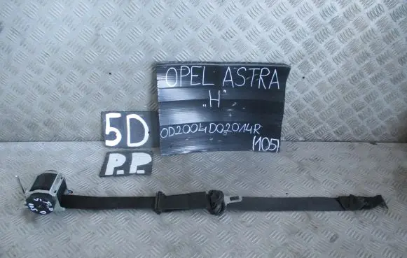 Opel Astra H Front seatbelt