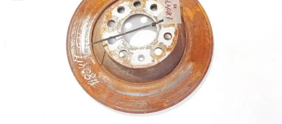 Audi A6 S6 C6 4F Rear brake disc neventiliuojamas