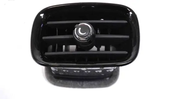 Dashboard air vent grill cover trim