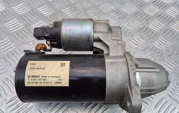 BMW 5 F10 F11 Starter motor 8612576 20131120 0001147425