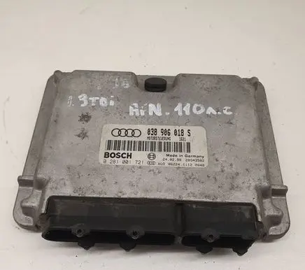 Audi A6 S6 C6 4F Engine control unit/module ECU 038906018S 0281001721
