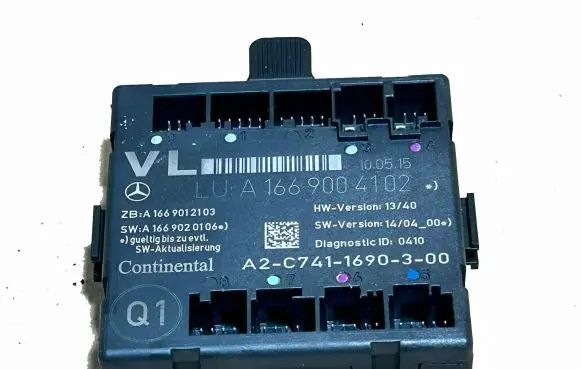 Mercedes-Benz B W246 W242 Door control unit/module A1669004102 15525