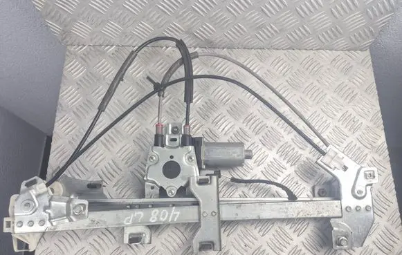 Peugeot 408 I Front door window regulator with motor 0130821763