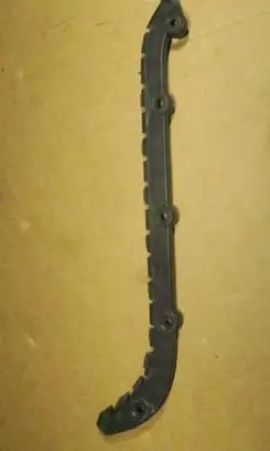 Skoda Fabia Mk2 (5J) Front bumper mounting bracket 5J9807393