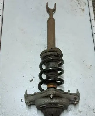 Audi A6 S6 C6 4F Front shock absorber with coil spring 4F0412377