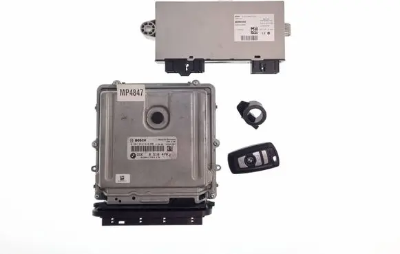 BMW 5 F10 F11 Engine ECU kit and lock set 8518478 0281018610 030179119