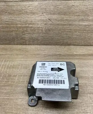 Opel Astra G Airbag control unit/module 09229037 5WK42923