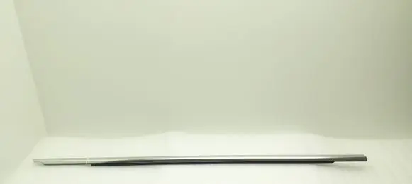 Front door glass trim molding