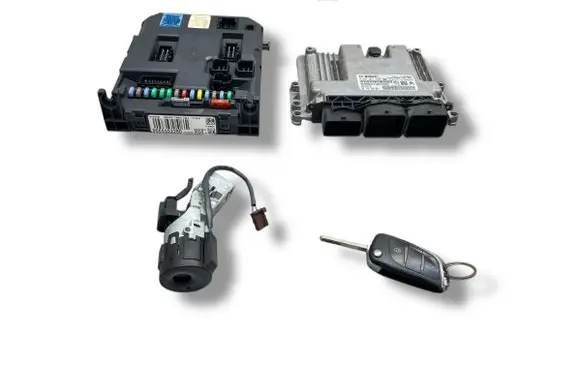 Citroen C3 Engine ECU kit and lock set 9666729680 0281017920 9677529580