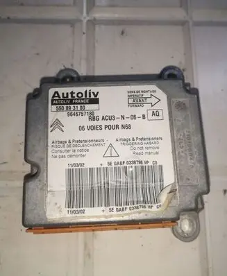 Citroen Xsara Picasso Airbag control unit/module 9646757180 550893100
