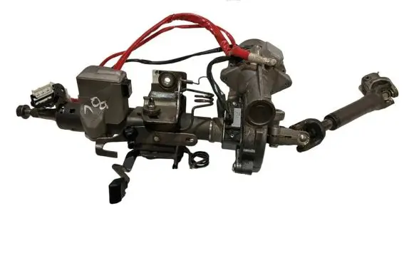 Steering wheel axle set