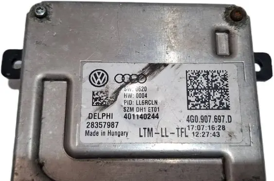 Audi A4 S4 B8 8K LED ballast control module 28357987 4G0907697D