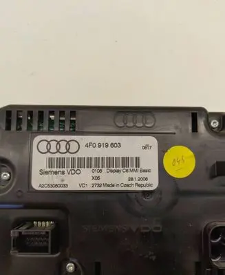 Audi A6 S6 C6 4F Screen/display/small screen 4F0919603 2812006 A2C53080033